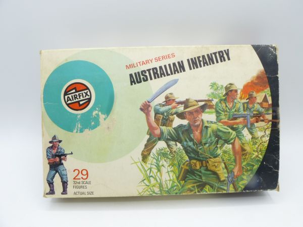 Airfix 1:32 Australian Infantry, No. 51458-3 - complete, rare box
