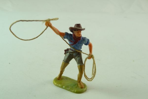 Elastolin 4 cm Cowboy mit Lasso Nr. 6979 - sehr guter Zustand