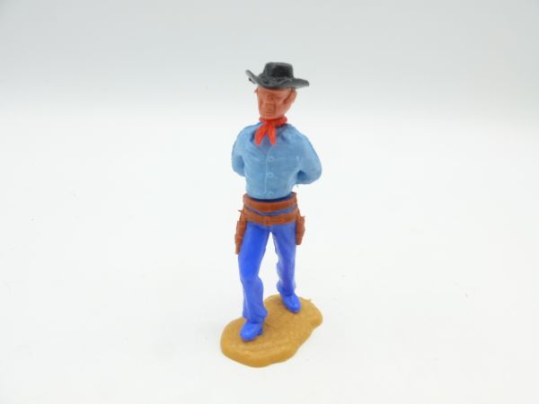 Timpo Toys Cowboy 3rd version with hands tied behind his back - modification