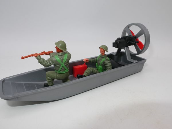 Timpo Toys Swamp boat with Englishmen - unused