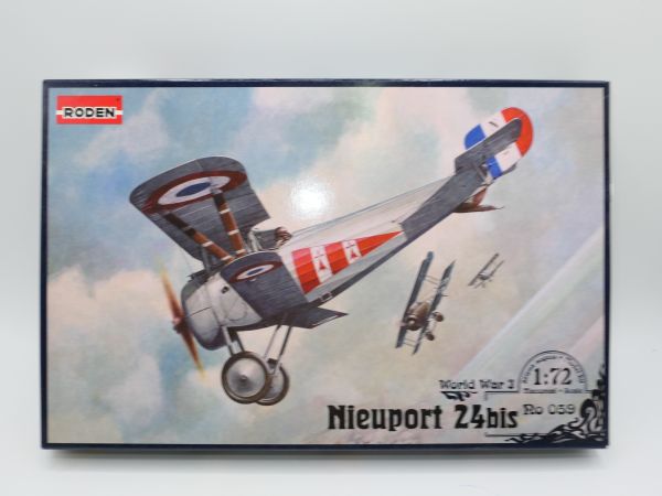 RODEN 1:72 WW I Nieuport 24 bis, No. 059 - orig. packaging, complete