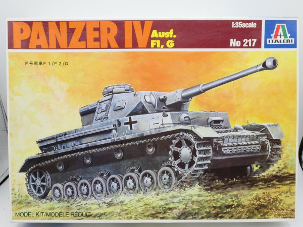Italeri 1:35 Panzer IV Ausf. F1, G, Nr. 217 - OVP, am Guss