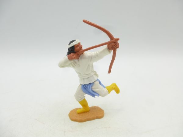 Timpo Toys Apache weiß (Bogenschütze) laufend, weiße Hose