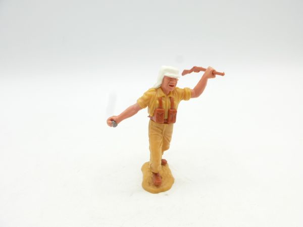 Timpo Toys Fremdenlegionär, Soldat mit Handgranate + Gewehr