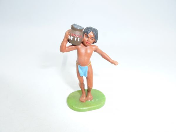 Elastolin 7 cm Indian child with jug, No. 6805