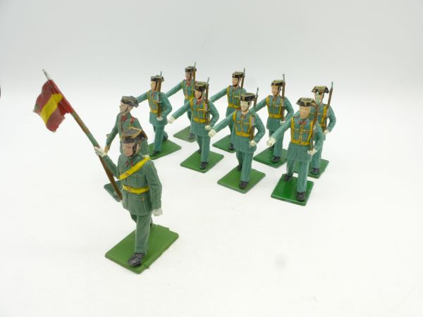 Reamsa Gruppe Guardia Civil (10 Figuren) inkl. Fahnenträger + Hornist