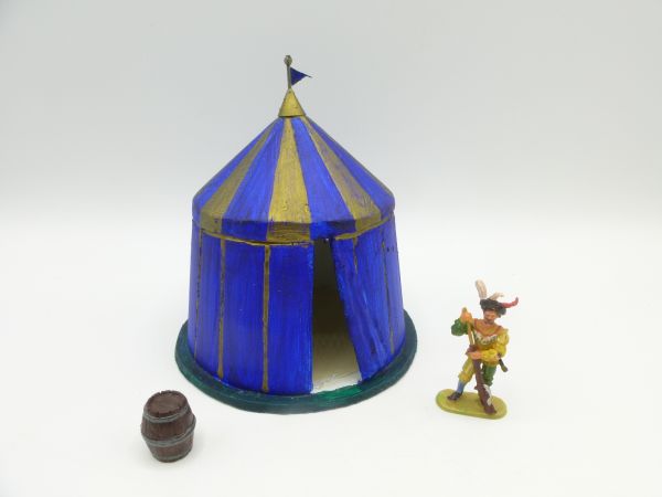 MT-Figur Lansquenet tent, blue, closed, for 4 cm figures