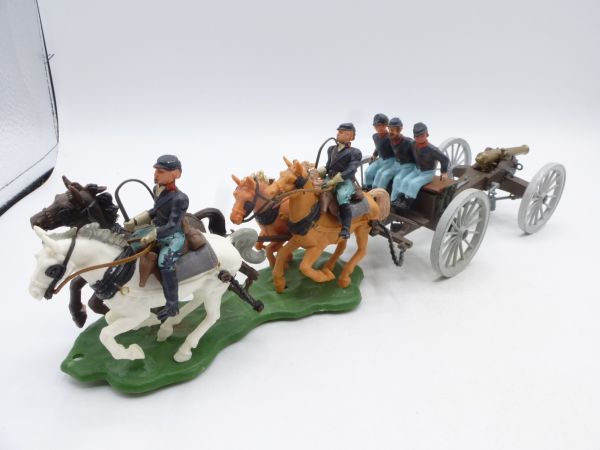 Britains Swoppets Northern gun carriage / cannon train - complete