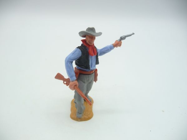 Timpo Toys Cowboy 2nd version with pistol + rifle