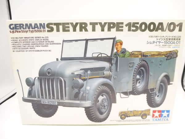 TAMIYA 1:35 German Steyr Type 1500A/01, No. 225 - orig. packaging, top condition