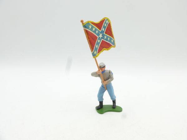 Britains Swoppets Southerner carrying flag - unused