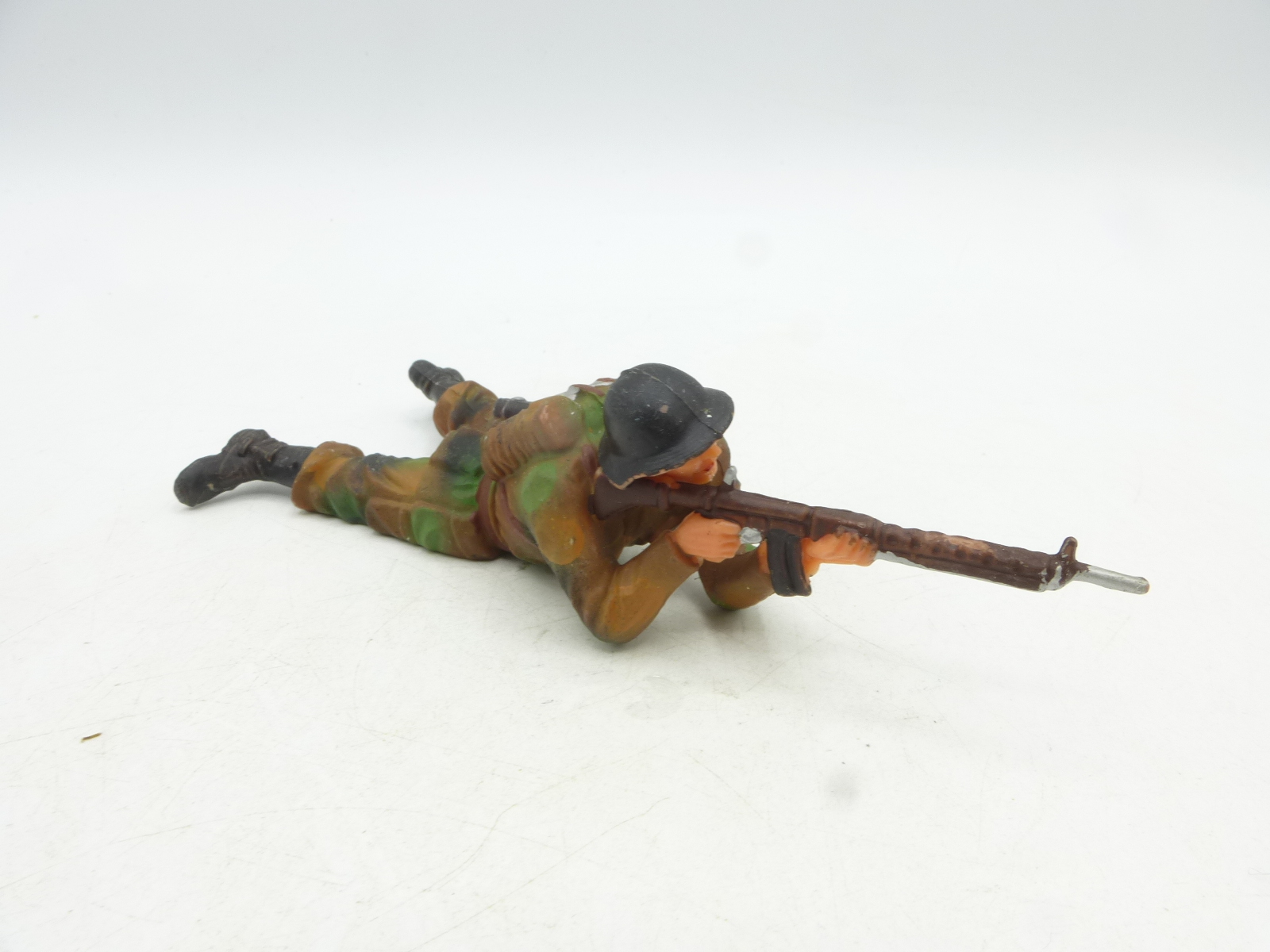 7 cm preiser elastolin rohlinge  soldat stehend schiessend gewehr 
