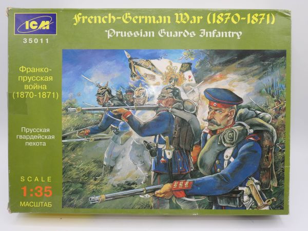 ICM 1:35 Prussian Guards Infantry, No. 35011 - orig. packaging, on cast