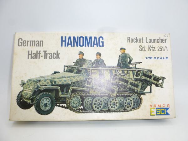 Esci 1:72 German Half Track HANOMAG Rocket Launcher, Nr. 8022