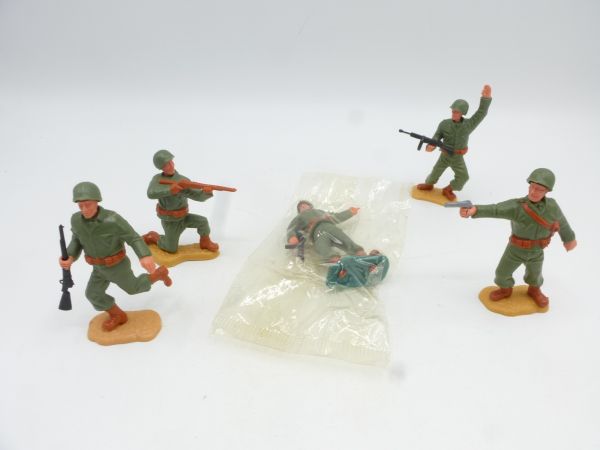 Timpo Toys Amerikanische Soldaten (5 Figuren) - schönes Set
