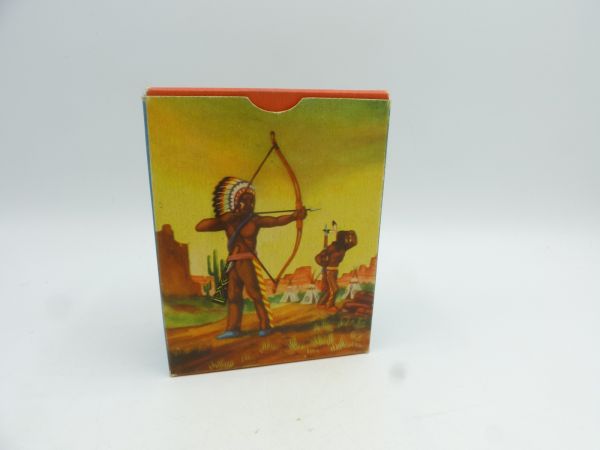 Elastolin (compound) Indian dancing, No. 6816 - great orig. packaging (drawn box)