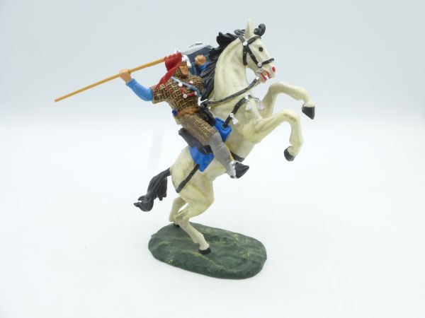 Preiser 7 cm Norman on horseback thrusting with spear, No. 8882