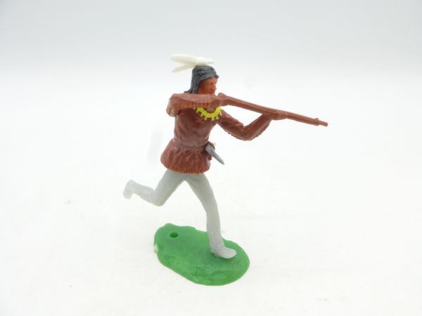 Elastolin 5,4 cm Indianer laufend Gewehr schießend