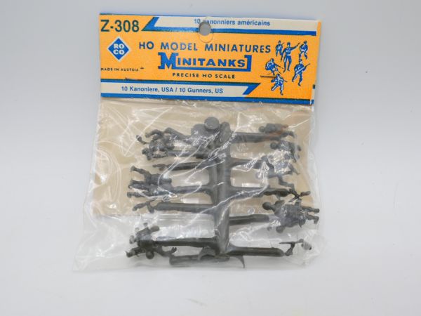 Roco Minitanks 10 cannoneers USA, No. Z-308 - orig. packaging
