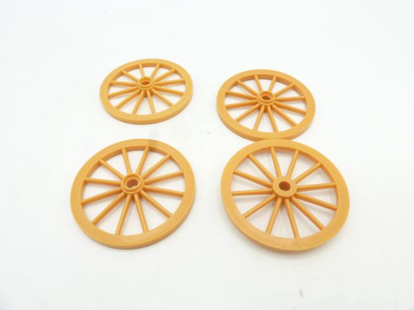 Plasty 4 wheels for carriages - well suited for dioramas