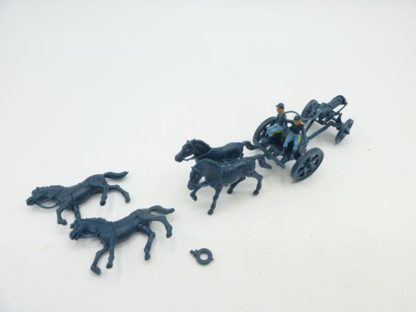 Atlantic 1:72 7th Cavalry, cannon train - painted, see photos