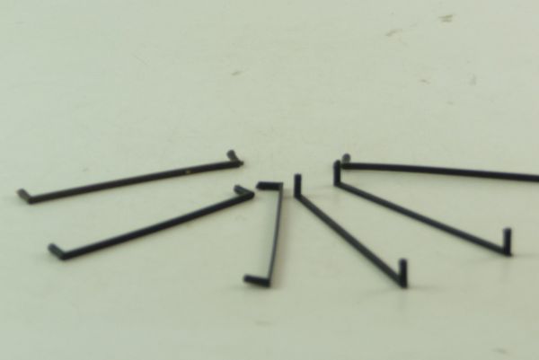 Elastolin 7 cm Connecting pieces for Roman 7 cm quadriga (6 pcs.)