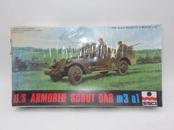 Esci 1:72 US Armoured Scout Car M3A1, No. 8038 - orig. packaging, shrink-wrapped