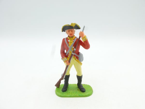 Elastolin 7 cm Britische Grenadiere: Soldat Gewehr ladend, Nr. 9141