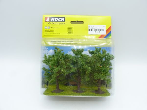 NOCH 3 apple trees (9 cm) - orig. packaging, for diorama building