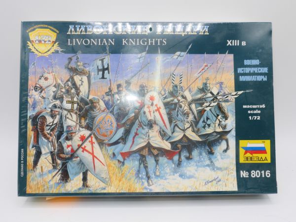 Zvezda 1:72 Livonian Knights, Nr. 8016 - OPV, eingeschweißt