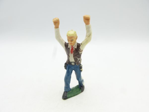 Heimo Cowboy standing, hands up - great early version