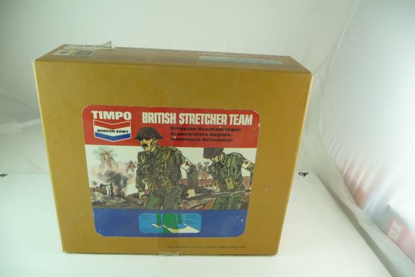 Timpo Toys Empty box / sales box - English Stretcher Team