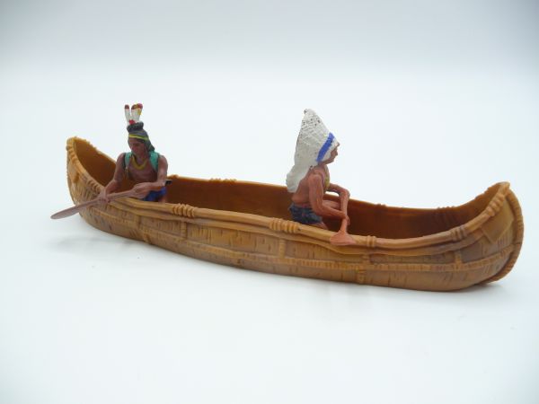 Britains Canoe with 2 Indians
