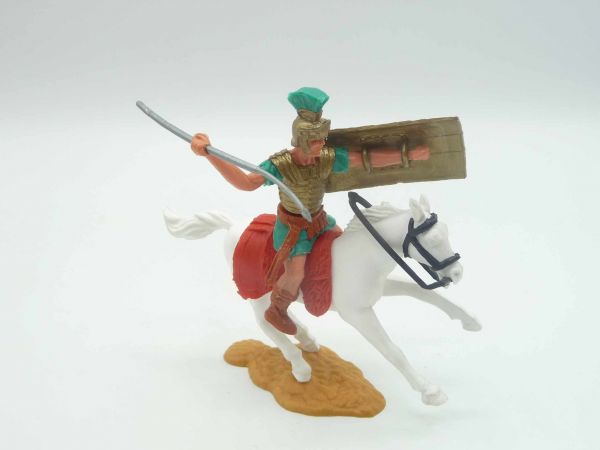 Timpo Toys Roman riding green, with pilum