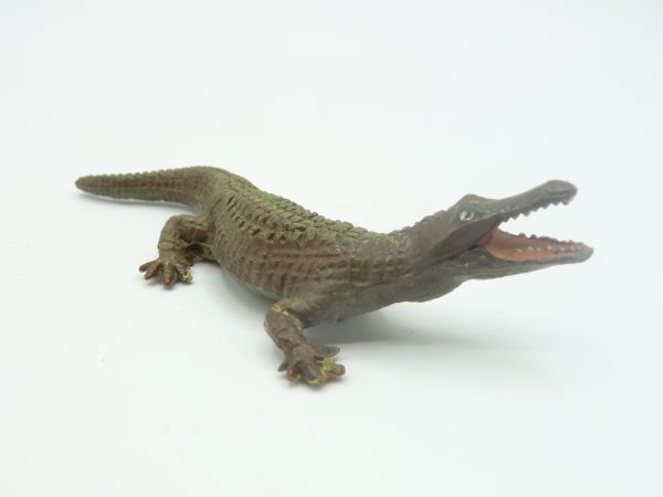 Reisler Krokodil mit offenem Maul - tolle Figur, sehr guter Zustand