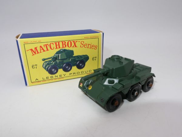 Matchbox / Lesney Saladin Armoured Car, No. 67 - orig. packaging