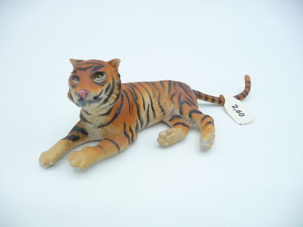 Elastolin Tiger lying - great figure with original price tag