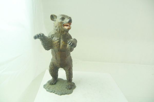 Elastolin Brown bear standing upright - early figure