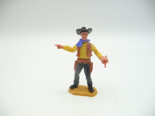 Timpo Toys Cowboy 2. Version stehend mit Gewehr, zeigend