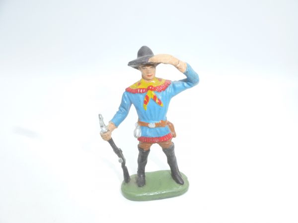 Leyla Cowboy peering with rifle - top condition, great figure