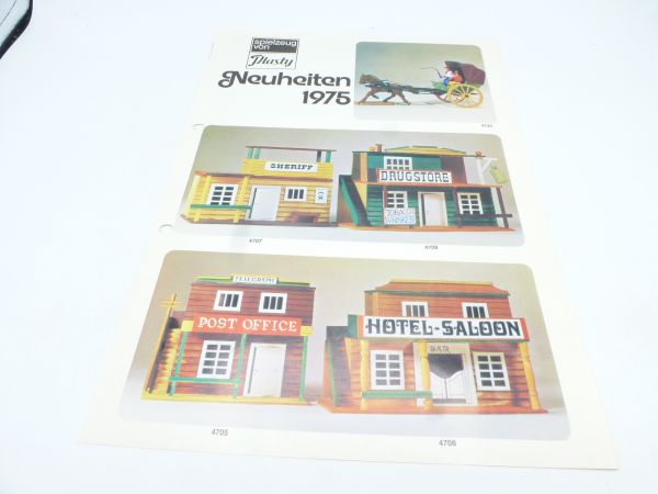 Einlageblatt "Neuheiten 1975", Din A4 - selten