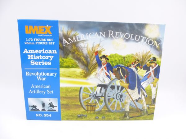 IMEX 1:72 American Revolution: American Artillery Set, No. 554