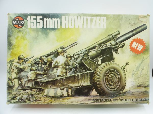 Airfix 1:35 155 mm Howitzer, No. 07362-6 - model kit on cast in bag