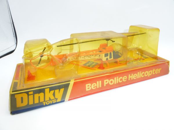 Dinky Toys Bell Police Helicopter, Nr. 732 - OVP, Box mit Lagerspuren