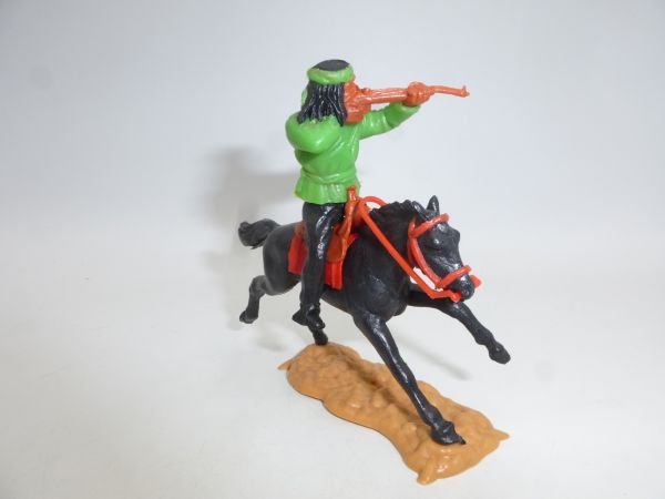 Timpo Toys Apache reitend, neongrün, schießend