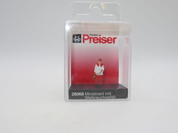 Preiser H0 Ministrant with incense burner, No. 28068 - orig. packaging