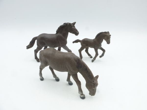 VEB Plaho Pferdefamilie (3 Figuren)