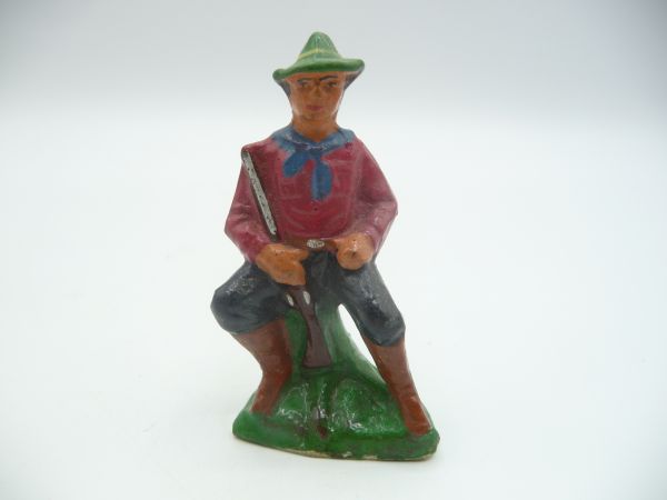 Lisanto Cowboy sitting with rifle - good condition, see photos