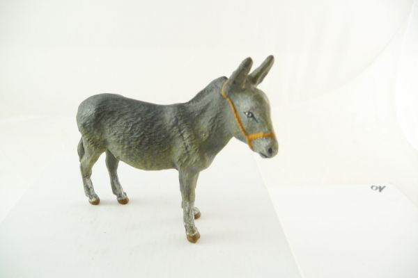 Lineol Donkey standing - nice painting, very good condition