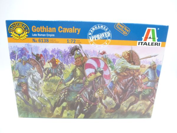 Italeri 1:72 Gothian Cavalry, No. 6138 - orig. packaging, on cast